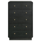 Top view of Cavelle 5-drawer chest