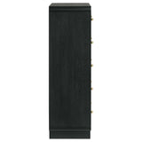 Top surface showing black finish sheen