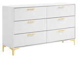Kendall King Bed headboard and frame side profile