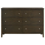 Wilkes dresser side angle showing vertical details