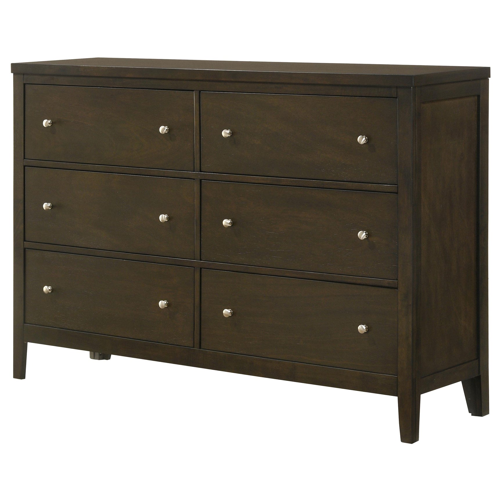 Wilkes dresser drawer open showing smooth glide