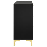 Top view of Kendall dresser surface with six drawers closed