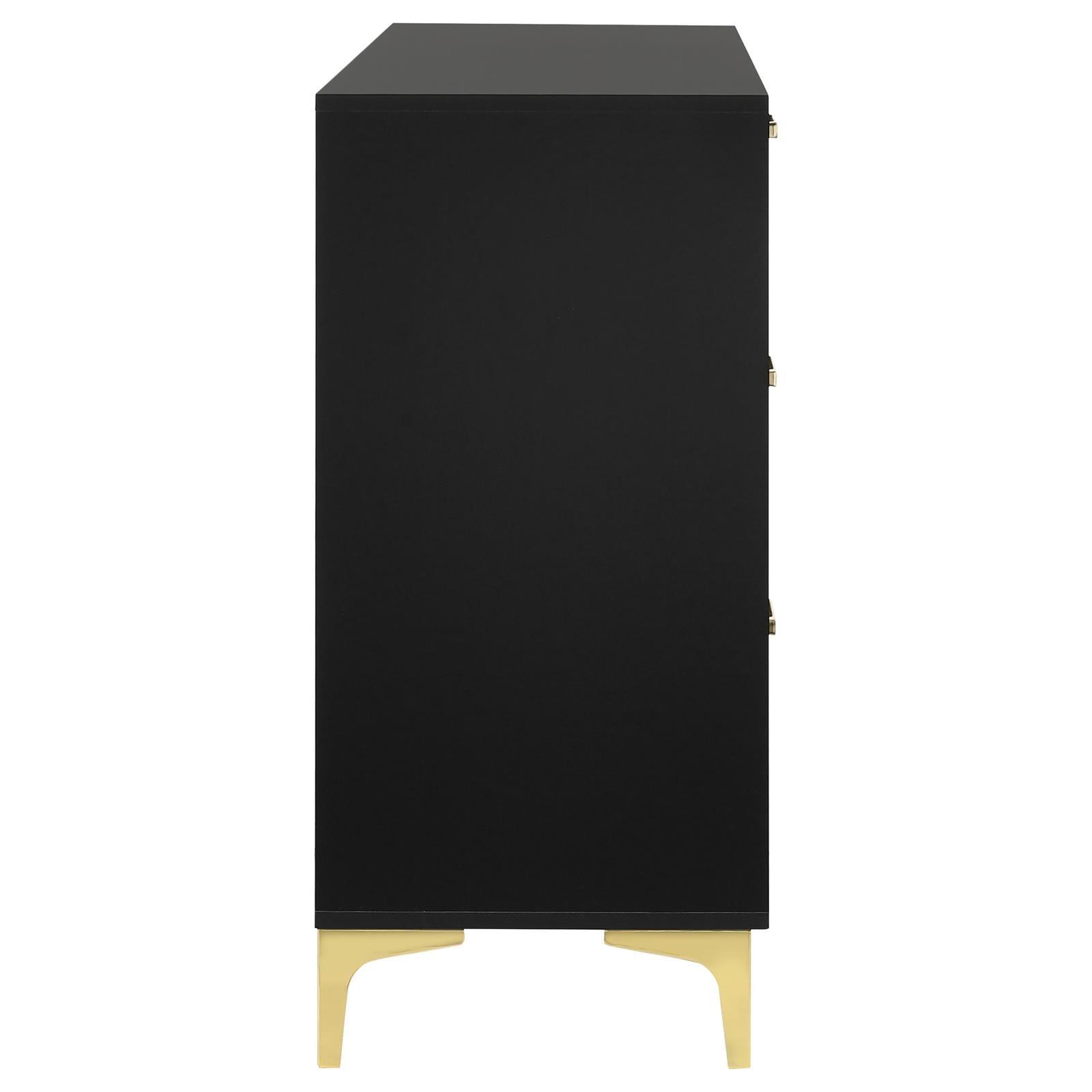 Top view of Kendall dresser surface with six drawers closed