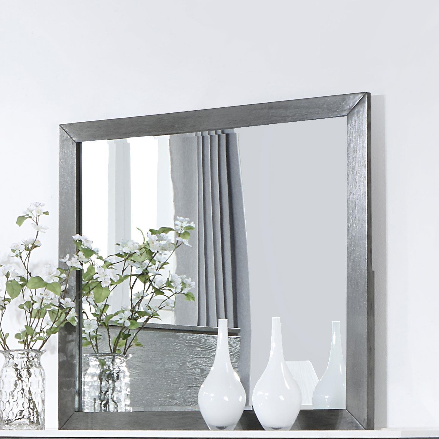 Nathan Grey Dresser Mirror front angle view