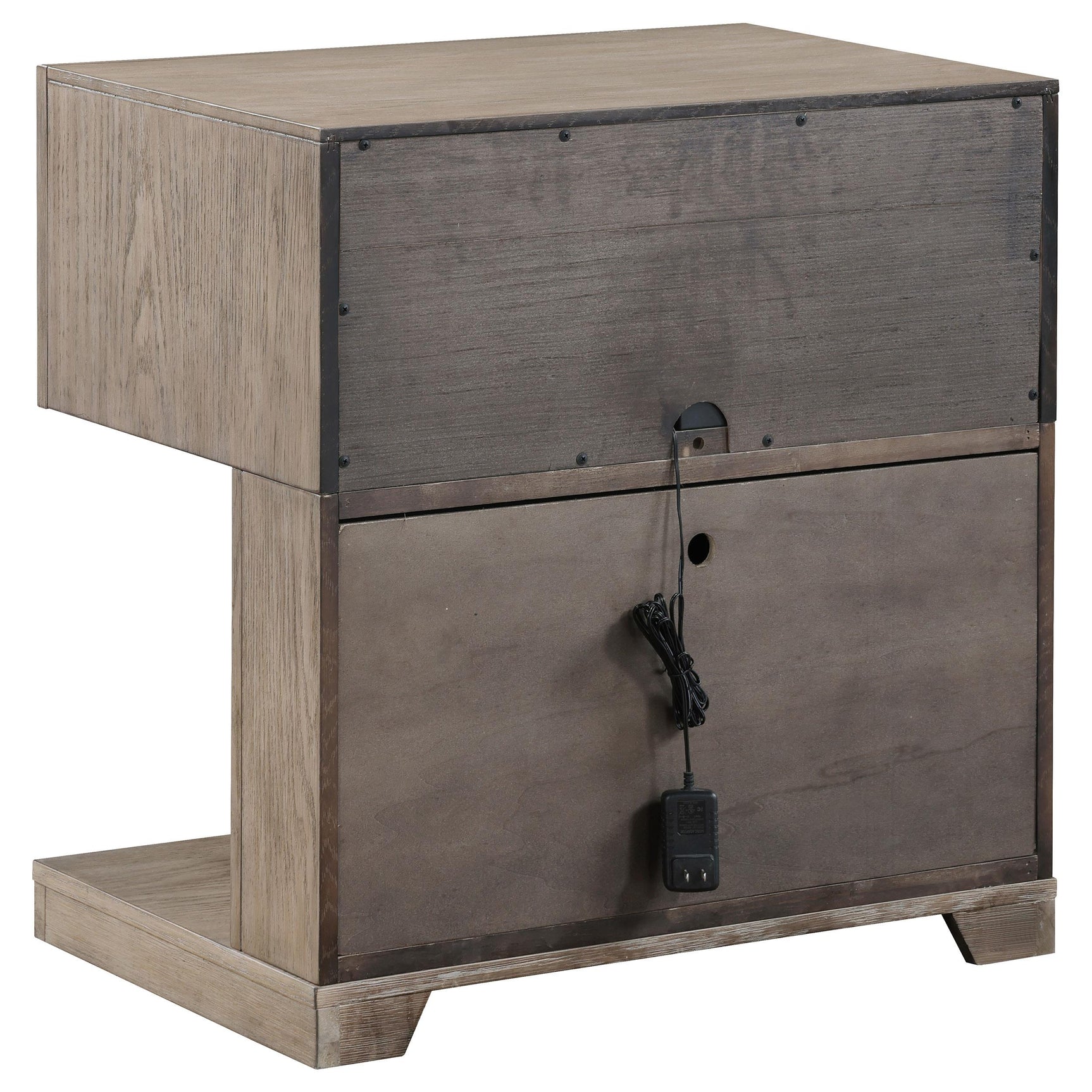Kenora nightstand showing overall height and shape