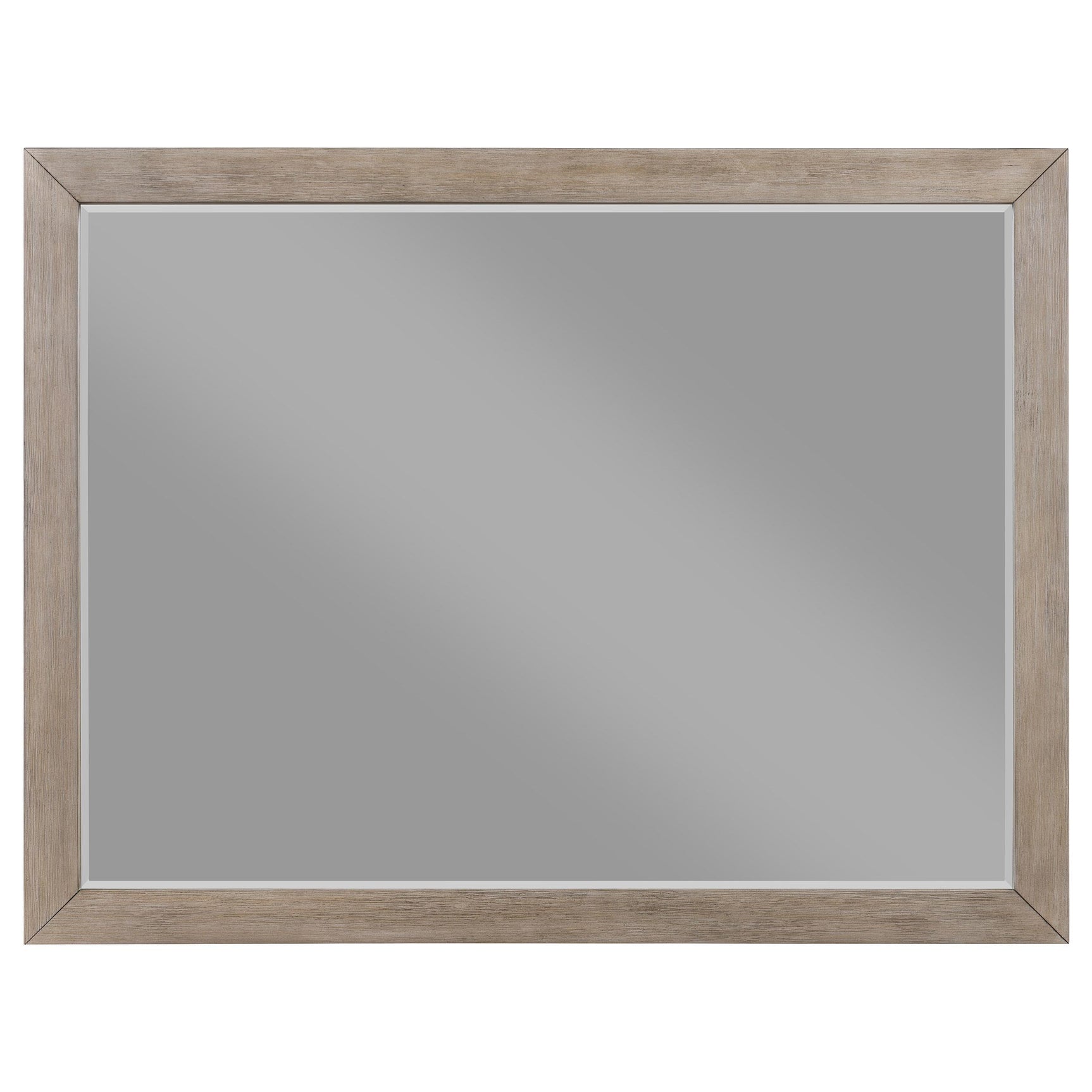 Kenora dresser mirror barley brown detail of wood grain