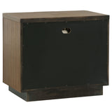 Top surface showing ash veneer finish