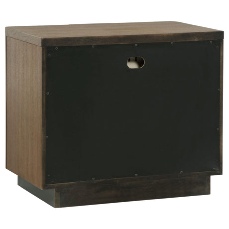 Top surface showing ash veneer finish