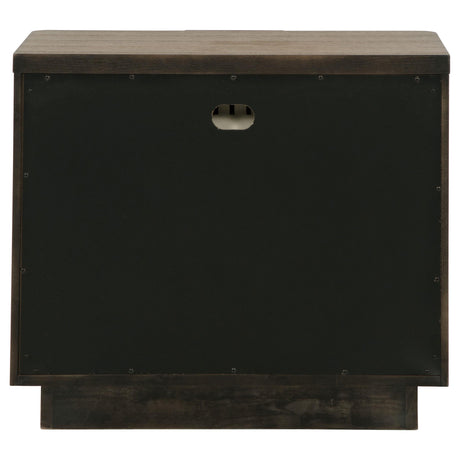 Drawer glide mechanism detail