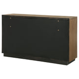 Back panel detail of Terrace 6-drawer dresser