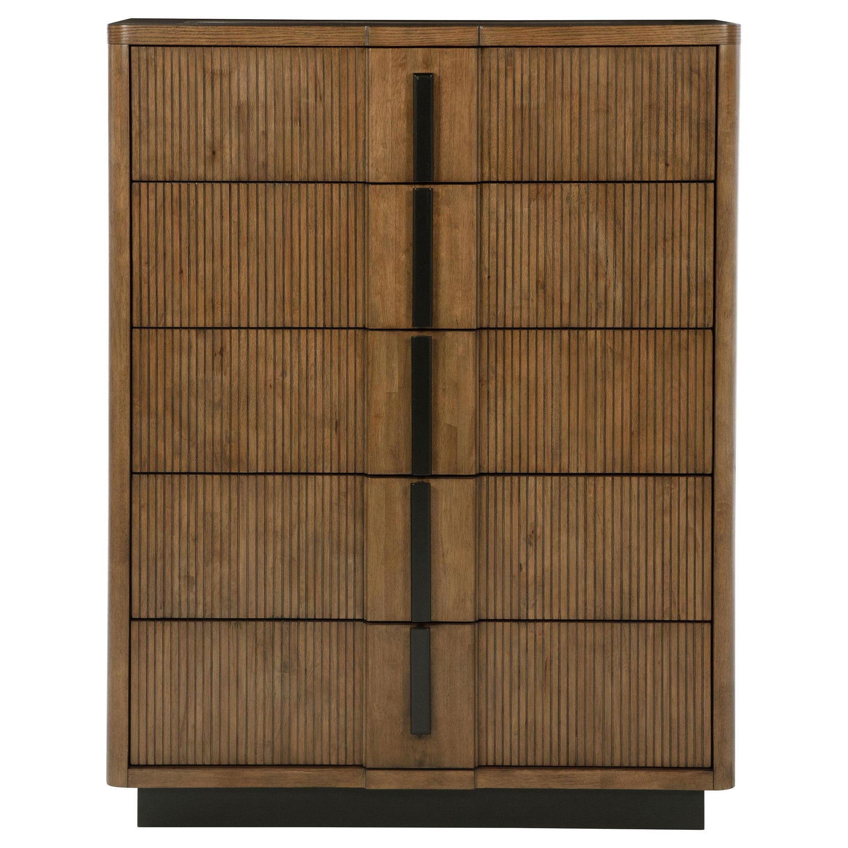 Close-up of pull handle hardware on Terrace chest