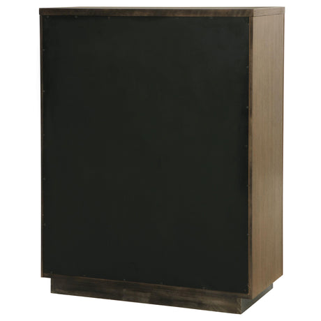Wood grain texture on ash veneer finish