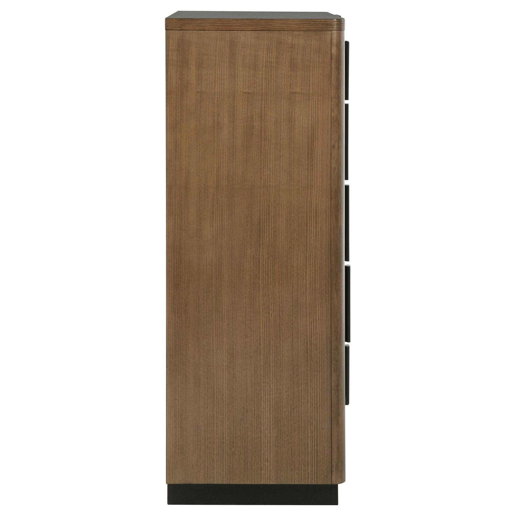 Side profile of 5-drawer chest