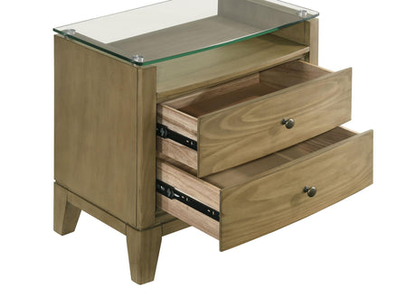 Granada Nightstand lower drawer detail