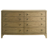 Granada dresser side view natural pine wood