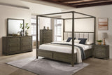 Gran Park 2 Drawer Nightstand Bedside Table Dark Cocoa