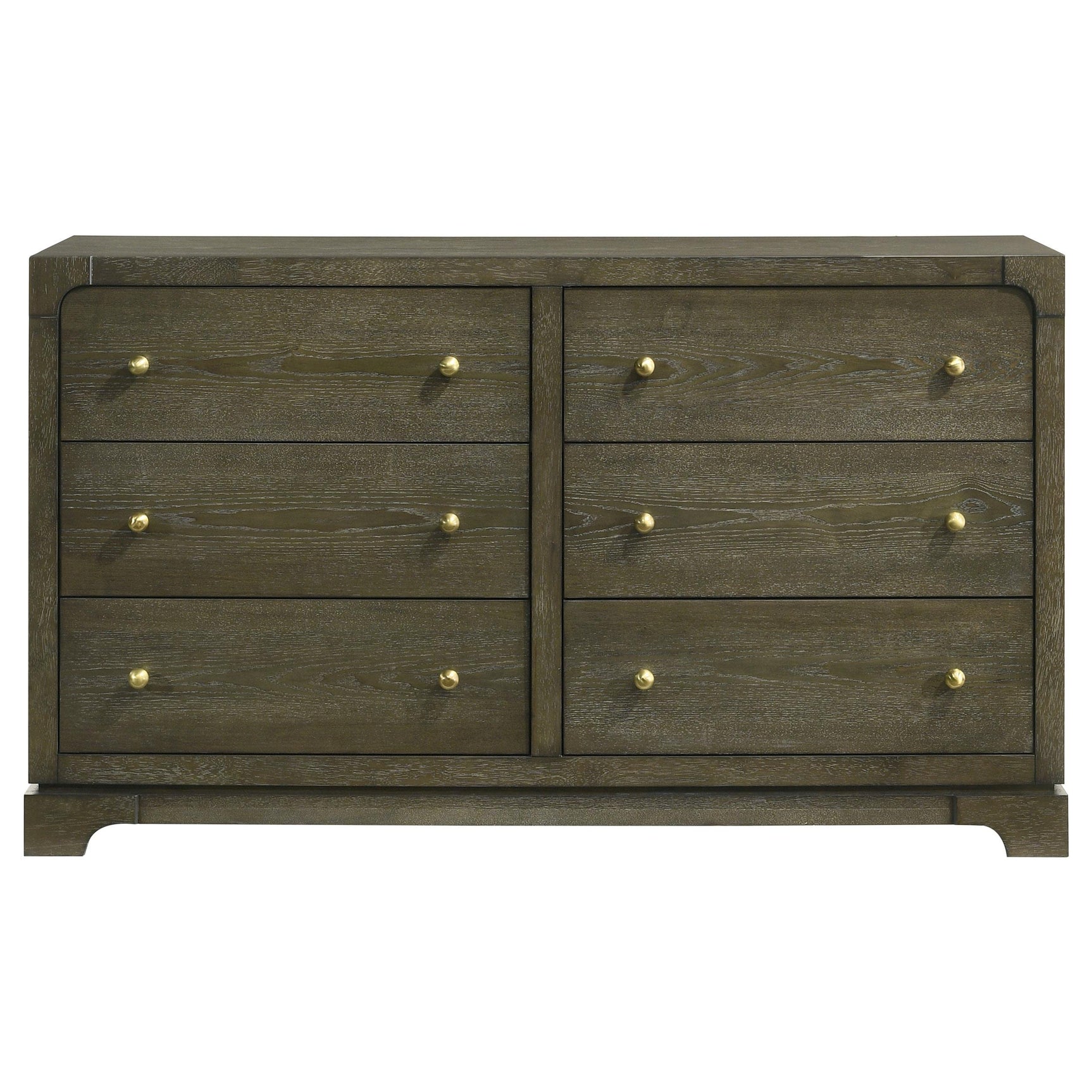 Gran Park 6 Drawer Dresser Cabinet Dark Cocoa