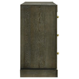 Gran Park 6 Drawer Dresser Cabinet Dark Cocoa