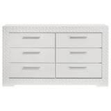 Top drawer open with black velvet lining