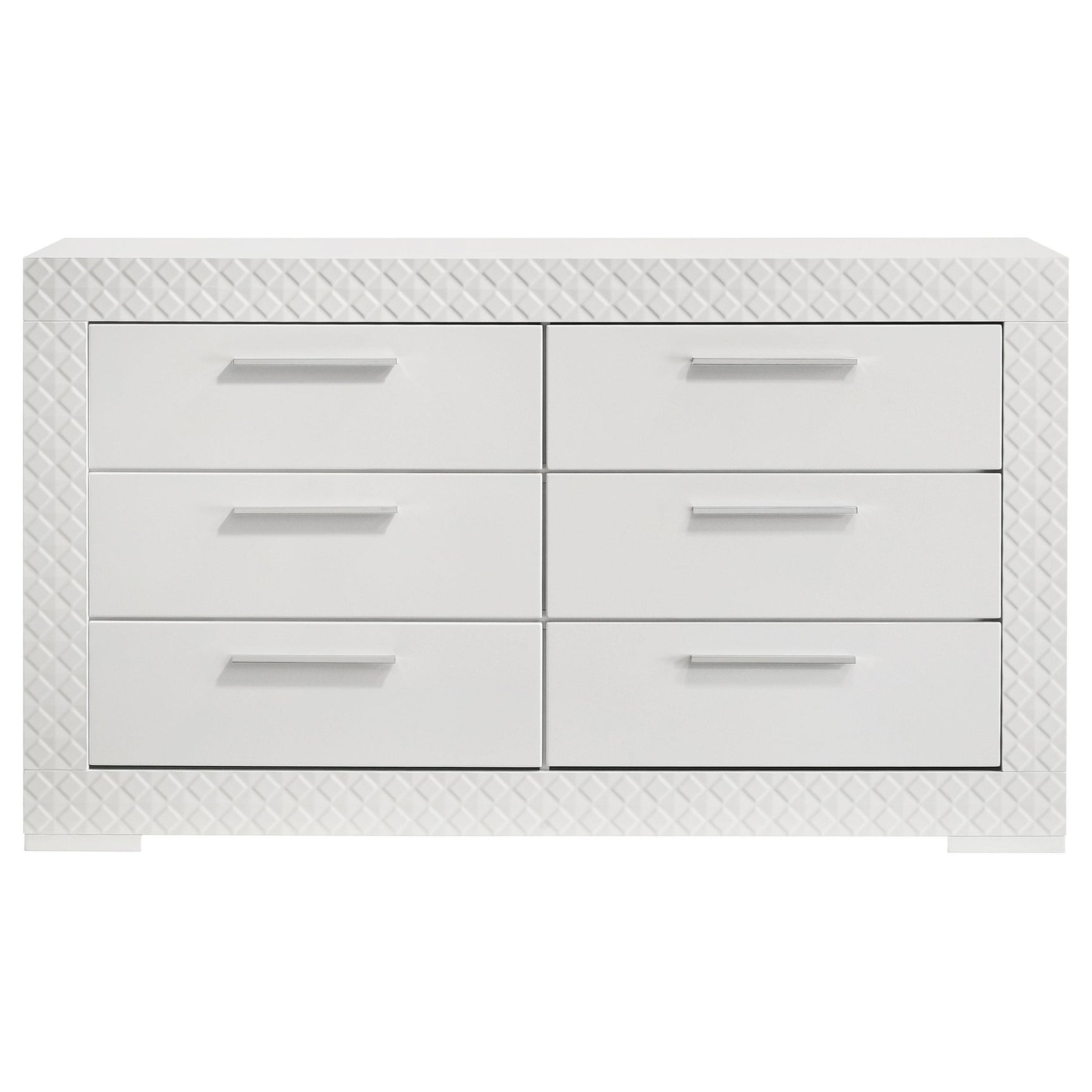 Top drawer open with black velvet lining