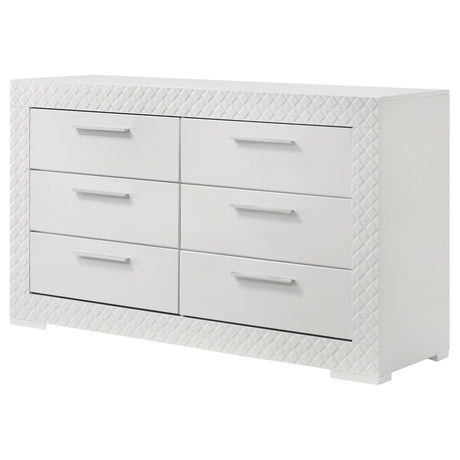 Close-up of metal extension drawer glide