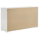 Dresser full width view in room setting