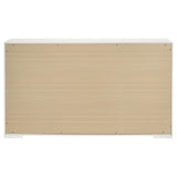 Drawer interior showing MDF construction