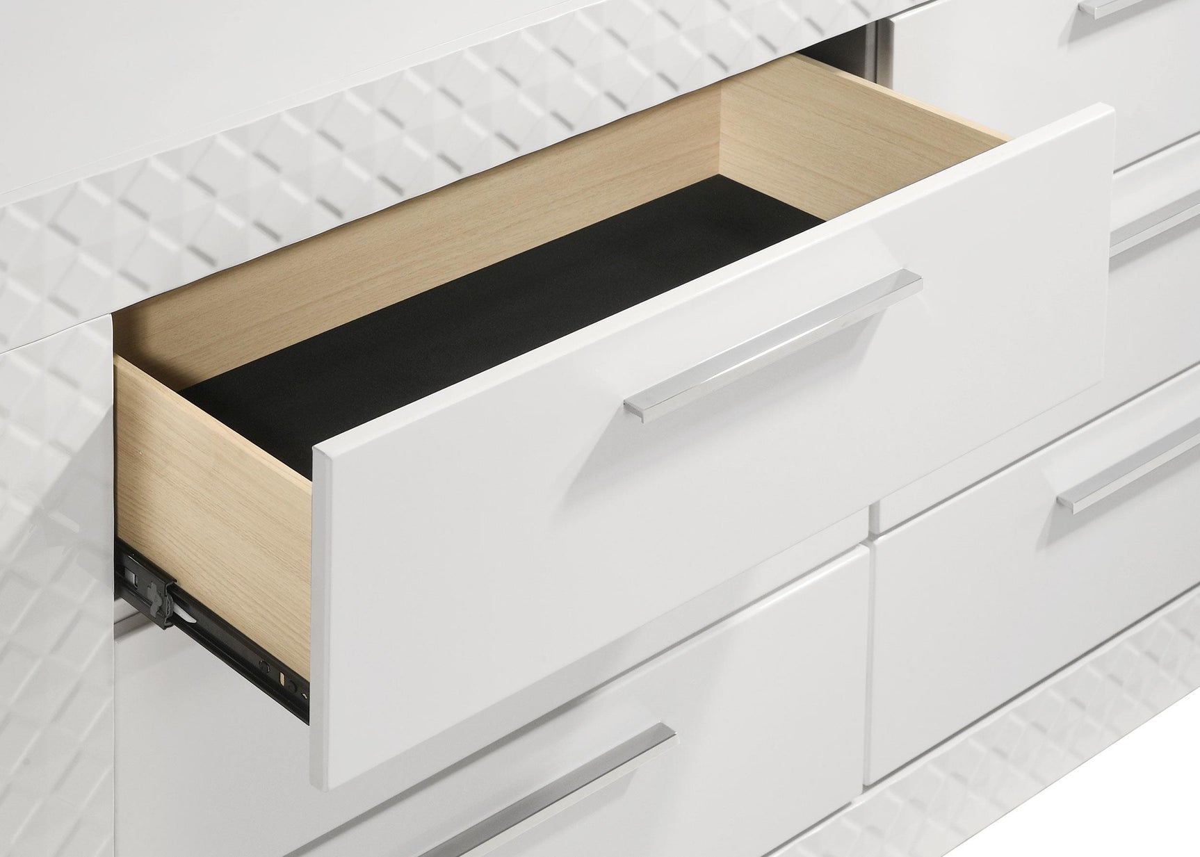 Drawer pin construction detail