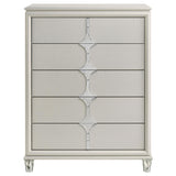 Olivia bedroom chest open drawer view