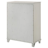 Olivia bedroom chest angled corner view
