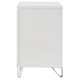 Marmore nightstand drawer pulled out