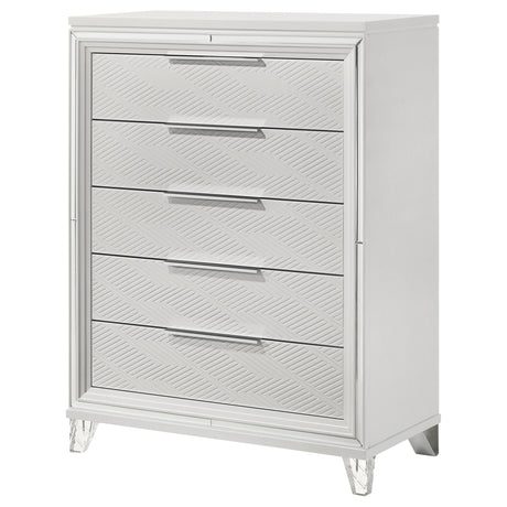 Top view of Marmore 5-drawer chest