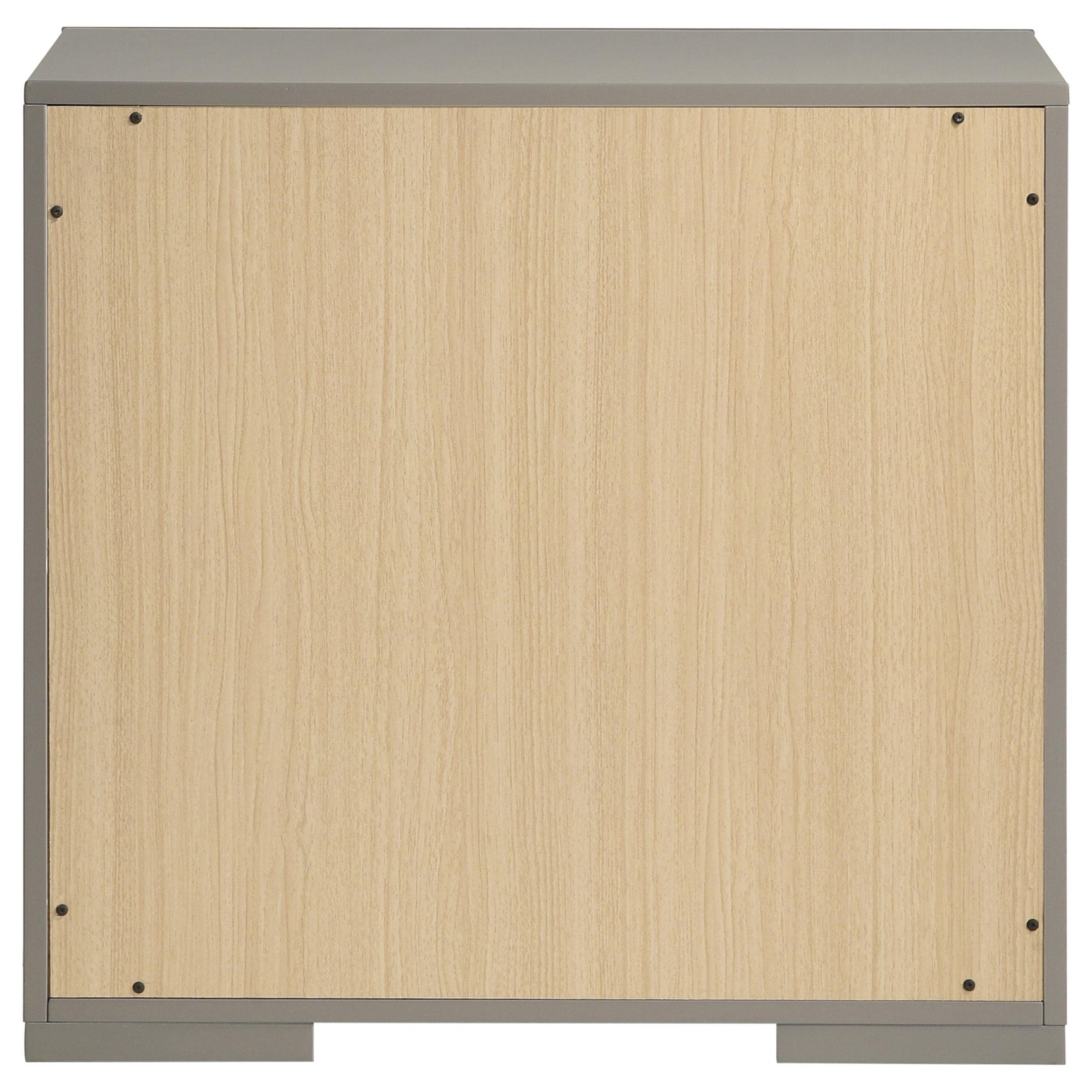 Ives Nightstand showing drawer hardware