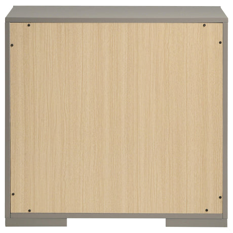 Ives Nightstand showing drawer hardware