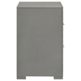 Angled view of assembled Ives Nightstand