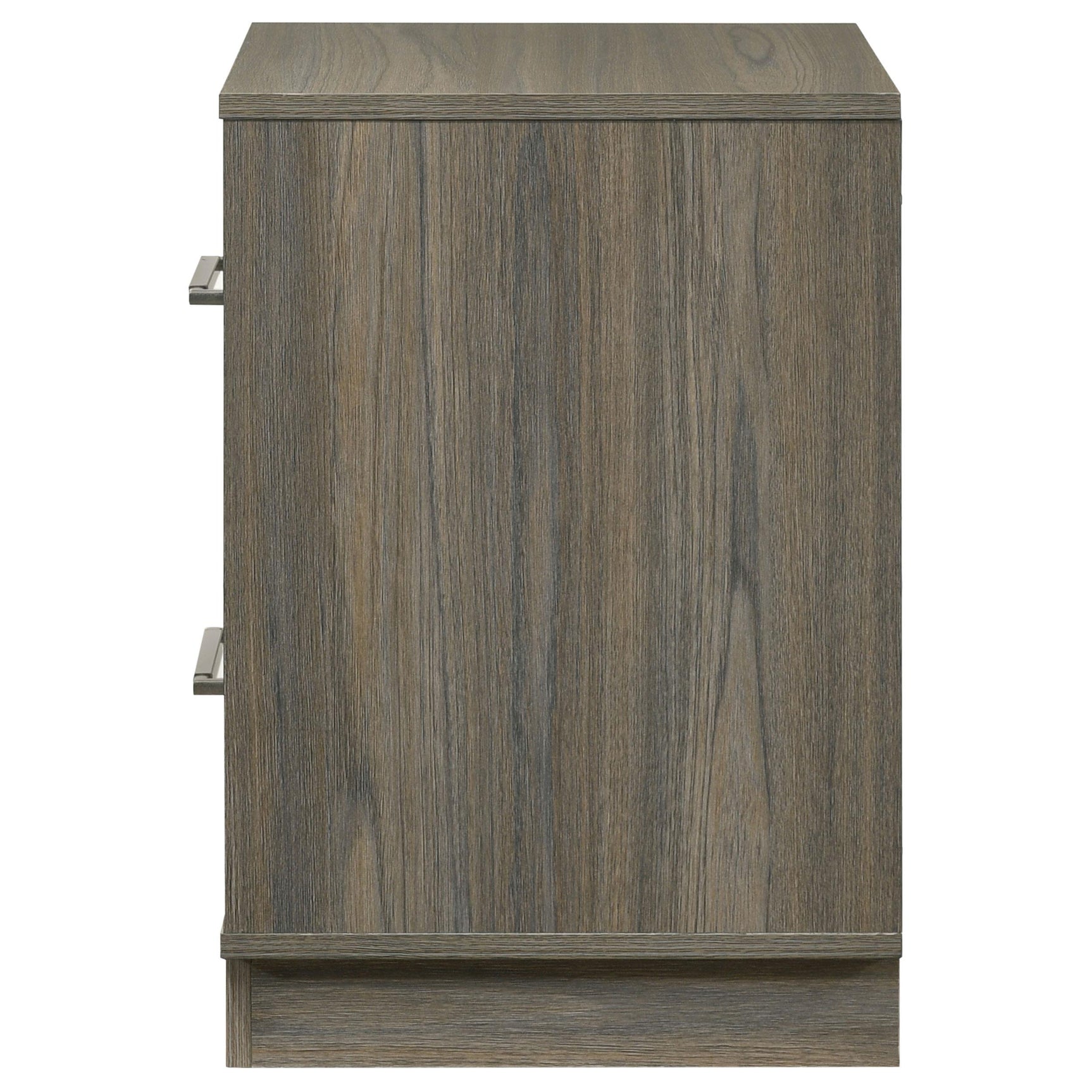Back view of Fenwick 2-drawer nightstand