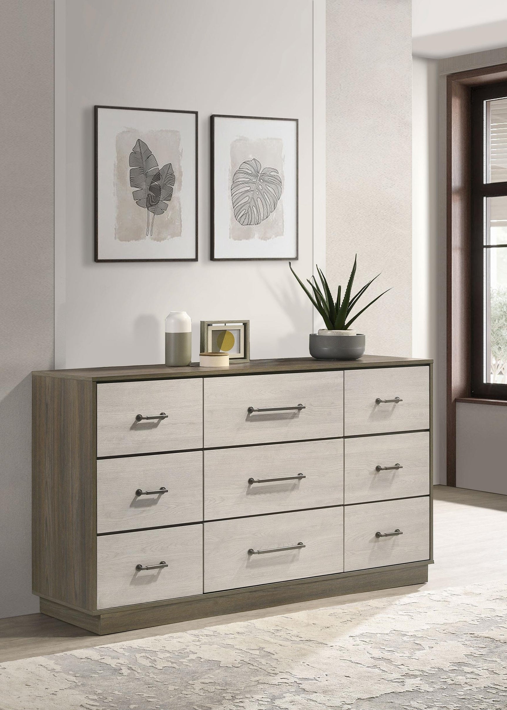 Fenwick dresser side angle showing drawer detail