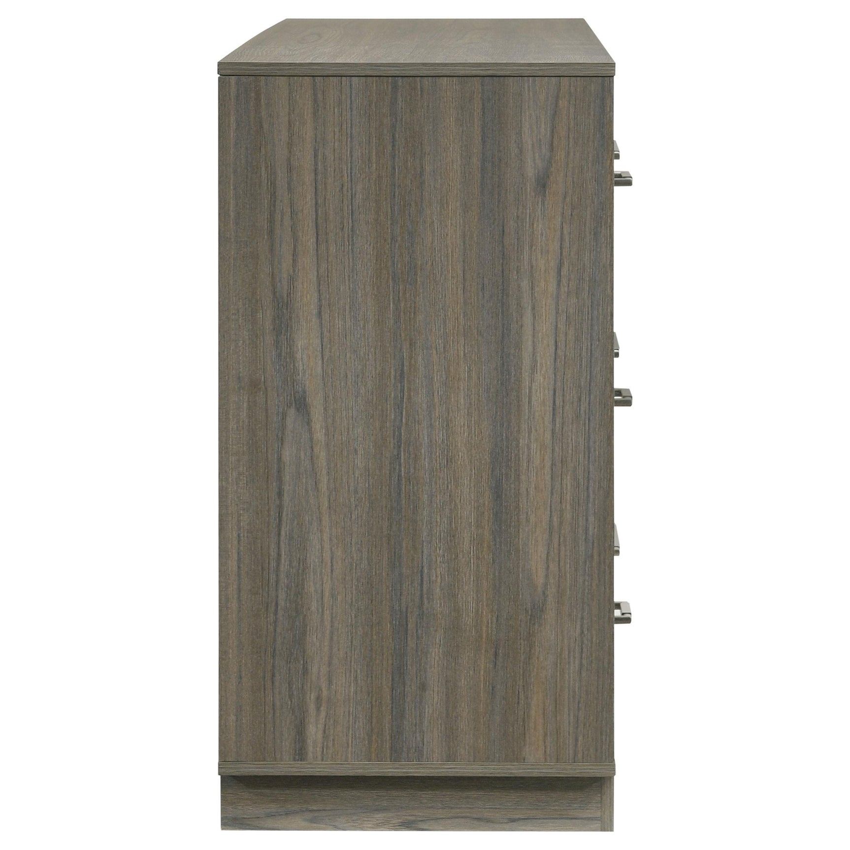 Fenwick 9-drawer grey oak dresser front view