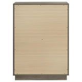 Back of Fenwick 4-drawer chest showing construction