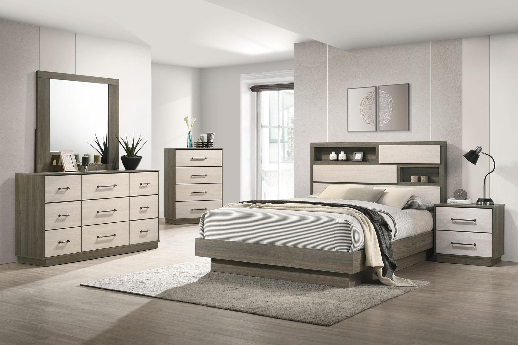 Fenwick chest corner finish and melamine texture