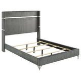 Side view of Lucia Queen Panel Bed
