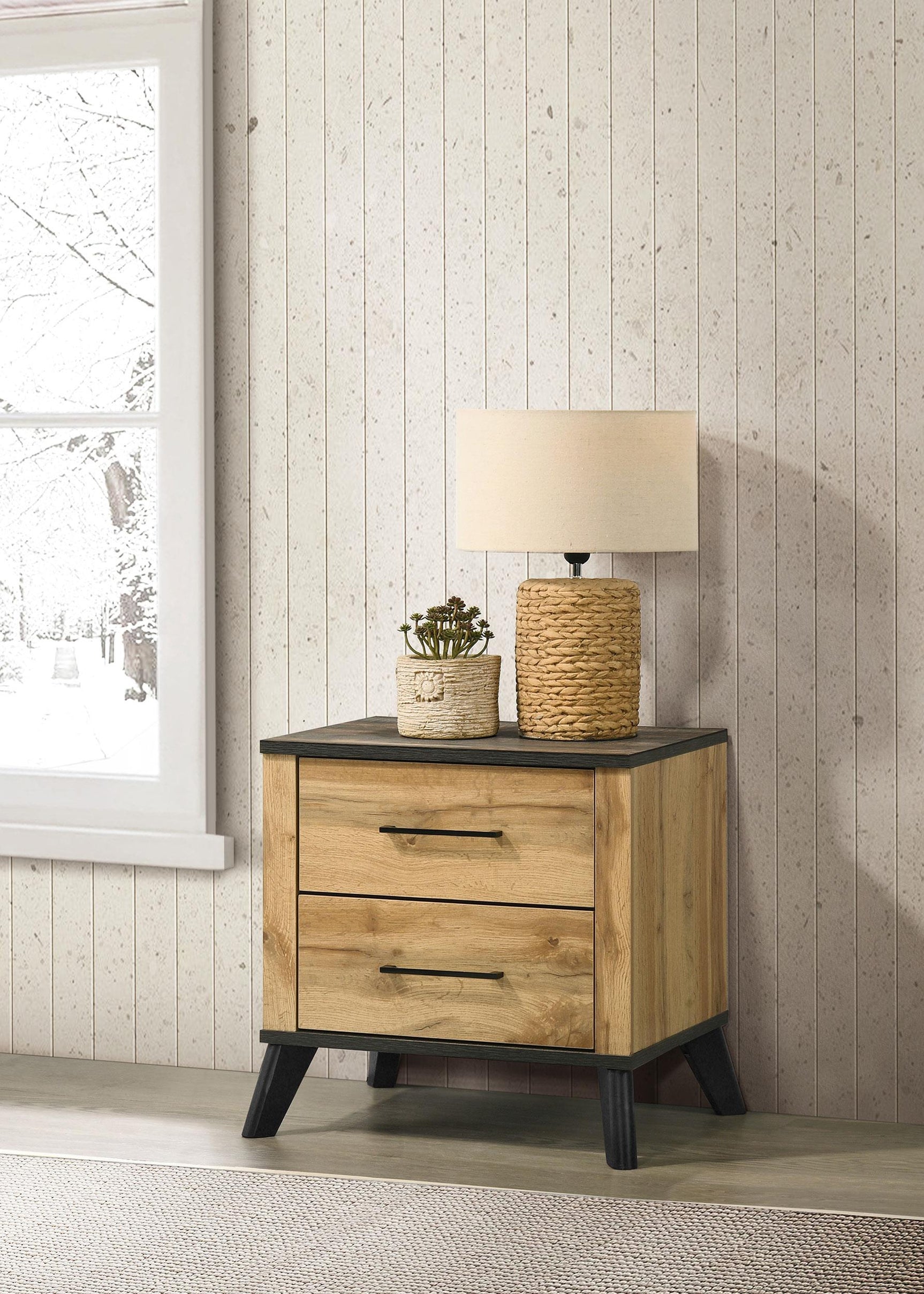 Kaywood nightstand drawer detail