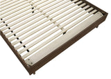 Center support rail under platform bed
