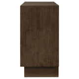 Drawer detail showing metal extension glide