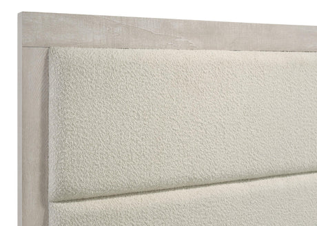 Close-up of bed frame leg support