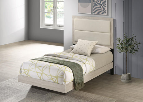 Trenton Twin Bed headboard close-up