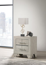 Trenton nightstand drawer open showing storage
