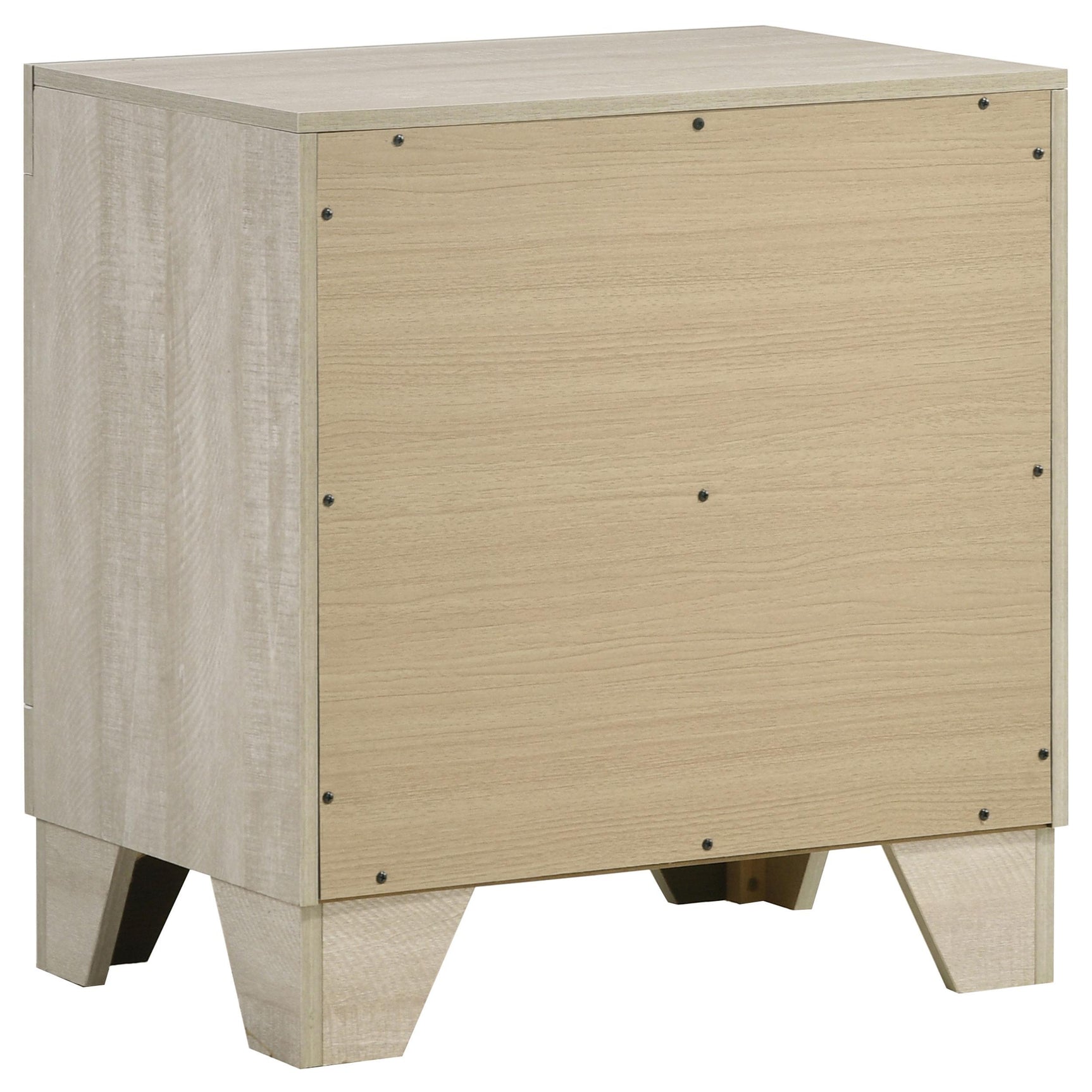 Back view of Trenton 2-drawer nightstand