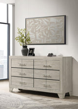 Trenton dresser side angle showing drawer detail