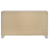 Drawer interior with engineered wood finish